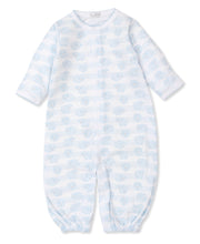 Load image into Gallery viewer, Lovey Lambs Blue Converter Gown Print
