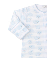 Load image into Gallery viewer, Lovey Lambs Blue Converter Gown Print
