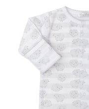 Load image into Gallery viewer, Lovey Lambs Silver Print Footie
