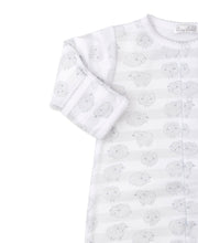 Load image into Gallery viewer, Lovey Lambs Silver Converter Gown Print
