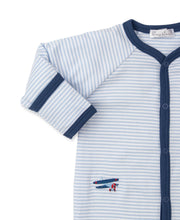 Load image into Gallery viewer, High Flyers Stripe Footie
