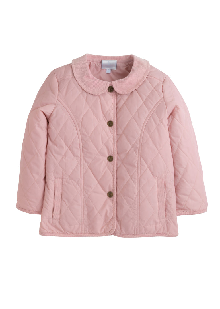 Light Pink Classic Quilted Jacket