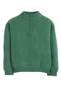 Hunter Green Quarter Zip Sweater