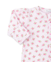Load image into Gallery viewer, Belle Rose Print Footie With Zipper
