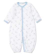 Load image into Gallery viewer, Peppy Pups Print Converter Gown - Blue
