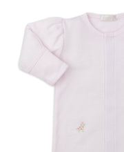 Load image into Gallery viewer, Jungle Jury Footie with Embroidery - Light Pink Stripes
