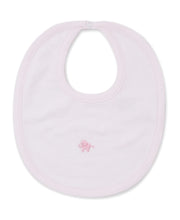 Load image into Gallery viewer, Jungle Jury Bib with Embroidery - Light Pink Stripe
