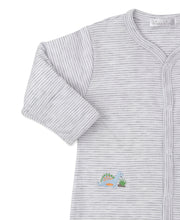 Load image into Gallery viewer, Dino Frontier Embroidered Footie
