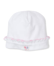 Load image into Gallery viewer, SCE Floral Fantasy Hat with Embroidery - White with Pink
