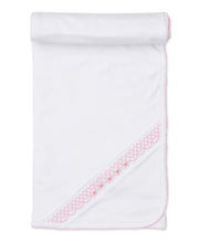 Load image into Gallery viewer, CLB Summer Bishop 23 - Blanket with Smocking - White with Pink
