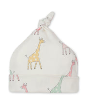Load image into Gallery viewer, Giraffe Friends Knot Hat - Pink
