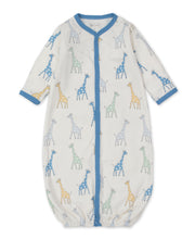 Load image into Gallery viewer, Giraffe Friends Converter Gown - Blue
