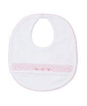 Load image into Gallery viewer, CLB Summer Bishop 23 - White with Pink Bib with Smocking
