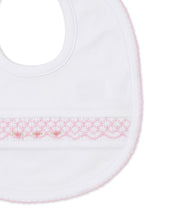 Load image into Gallery viewer, CLB Summer Bishop 23 - White with Pink Bib with Smocking
