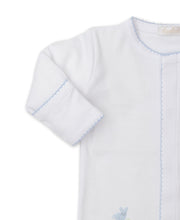 Load image into Gallery viewer, Premier Bunny Burrows Footie With Hand Embroidery - Blue
