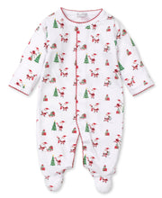 Load image into Gallery viewer, Santas Santics Print Footie

