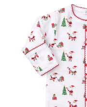 Load image into Gallery viewer, Santas Santics Print Footie
