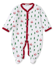 Load image into Gallery viewer, Christmas Cheer Print Footie
