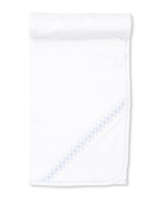 Load image into Gallery viewer, CLB Summer 22 White And Blue Blanket
