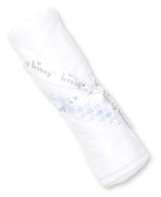 Load image into Gallery viewer, CLB Summer 22 White And Blue Blanket
