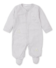 Load image into Gallery viewer, Jungle Kins Grey Stripe Footie
