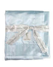 Load image into Gallery viewer, Velvet Deluxe Satin Blanket - Blue
