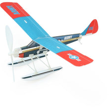 Load image into Gallery viewer, Blue Beaver Rubber Band Airplane
