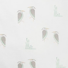 Load image into Gallery viewer, Wading Birds On White Zipper Footie

