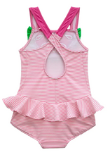 Load image into Gallery viewer, Seersucker Swimsuit With Watermelon
