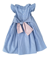 Load image into Gallery viewer, Sarah Sloan Smocked Dress - Blue/Pink

