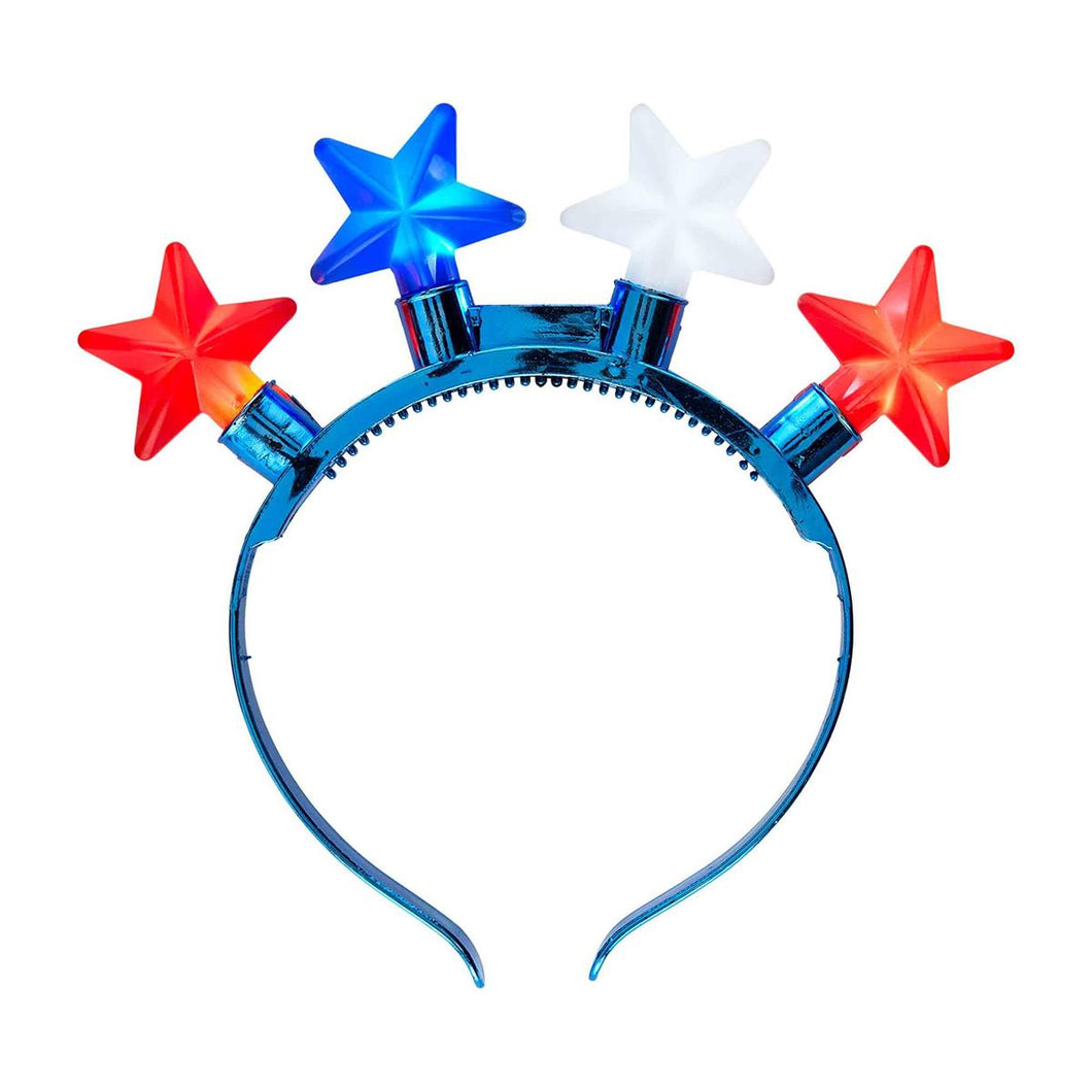 Blue Light Up Headband