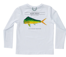 Load image into Gallery viewer, Performance LS Fishing Tee with Mahi Mahi Art
