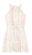 Load image into Gallery viewer, Smocked Back Sundress - Pastel Plaid
