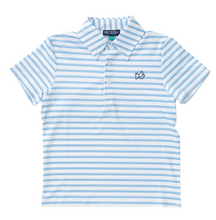 Load image into Gallery viewer, Performance Polo in All Aboard Stripe
