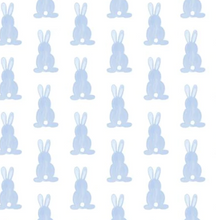 Load image into Gallery viewer, Blue Bunny Tails Parker Zipper Pajamas
