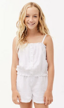 Load image into Gallery viewer, Ruffle Edge Bubble Top - White
