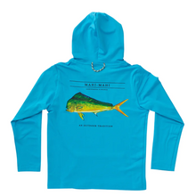 Load image into Gallery viewer, Performance Hoodie T-shirt - Mahi
