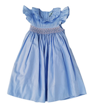 Load image into Gallery viewer, Sarah Sloan Smocked Dress - Blue/Pink
