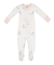 Load image into Gallery viewer, Noelle's Night Night - You're Whalecome with Palm Beach Pink
