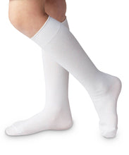 Load image into Gallery viewer, White Classic Nylon Knee High Socks
