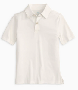 Classic White Driver Performance Polo