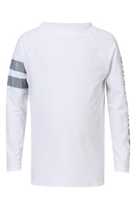 Long Sleeve Rash Guard - White