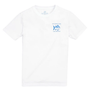 White Short Sleeve Classic Skipjack T-Shirt