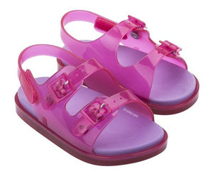 Pink And Lilac Mini Wide Sandal