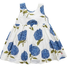 Load image into Gallery viewer, Blue Hydrangeas River Dress
